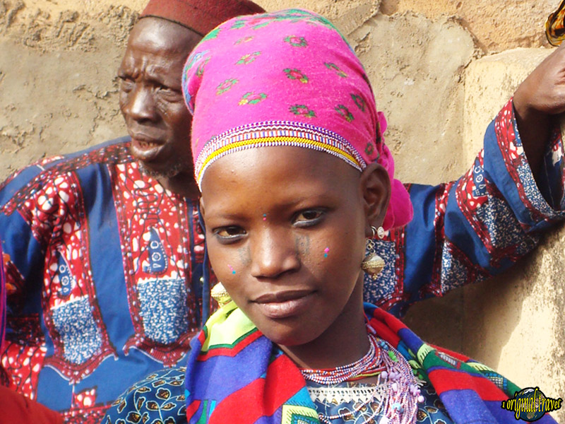 Jeune Fille Peulh - Fête de la Gani - Nikki - Bénin