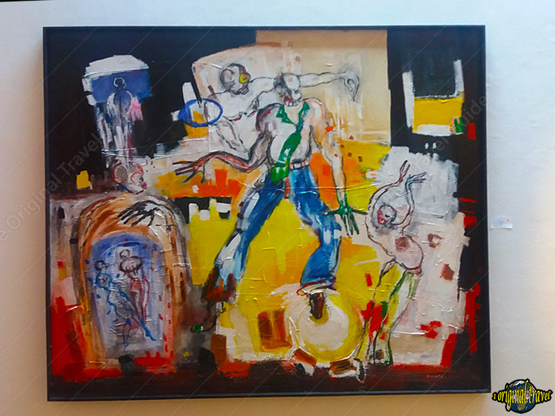 Exposition au CCF - One Original Travel Guide - Cotonou - Bénin