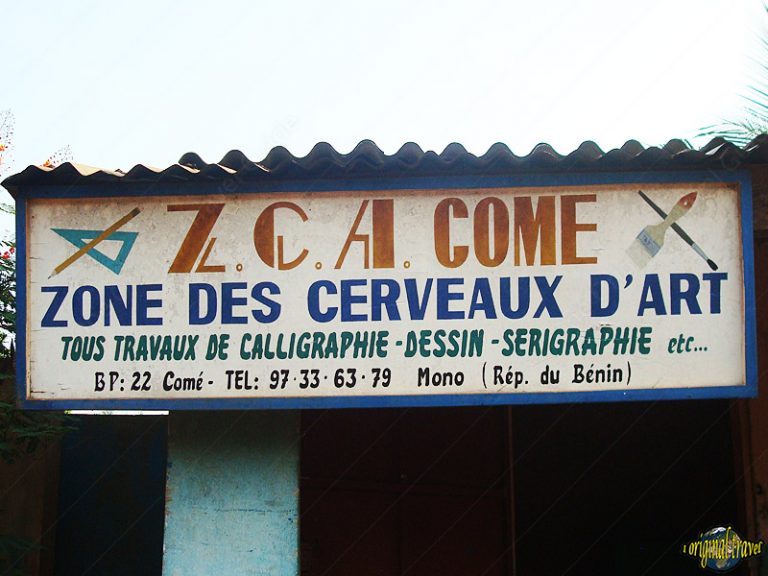 ZCA Zone des Cerveaux d'Art Colligraphie - dessin - Comé - Bénin