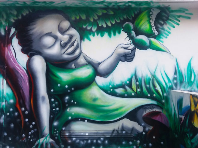 Art Graffittis au CCF de Cotonou - Bénin - One Original Travel Guide