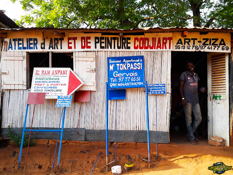 Atelier d'art et de peinture - Codjiart - Art Ziza - ouidah - Bénin