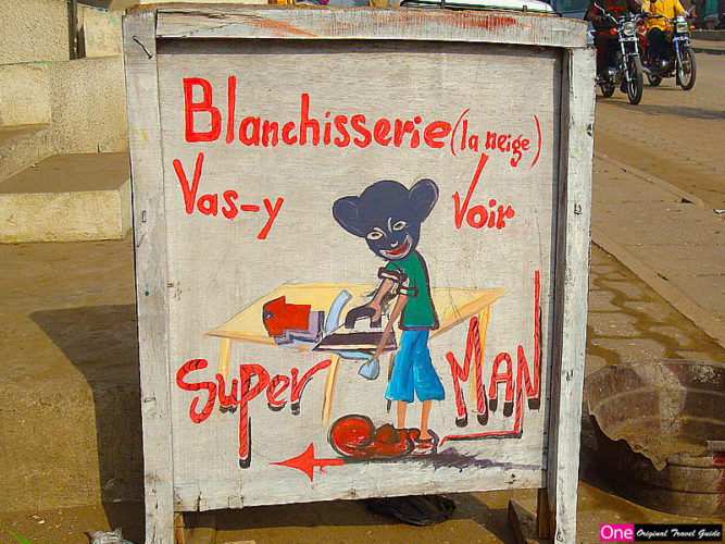 Blanchisserie "La neige - Vas y voir - Superman" Cotonou - Bénin