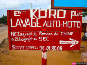 Lavage Auto moto "Nettoyage à l'encre de Chine" Comé - Bénin