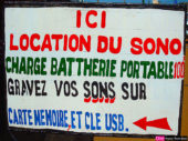Location Sono - Charge battherie" Ouidah - Bénin