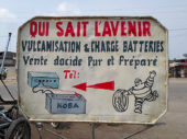 Vulcanisateur "Qui sait l'avenir" Cotonou - Bénin