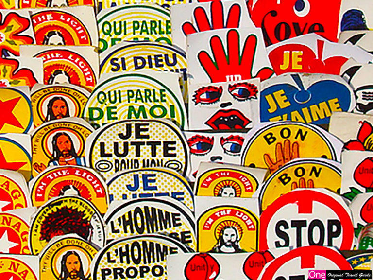 "Panneau vendeur d'auto collant" Hillacondji - Bénin