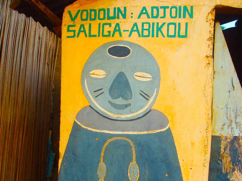 Fêtiche " vodoun adjoin Saliga Abikou " Grand Popo - Bénin