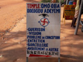 Temple de guérison et vision - Omo Oba - Cotonou - Bénin