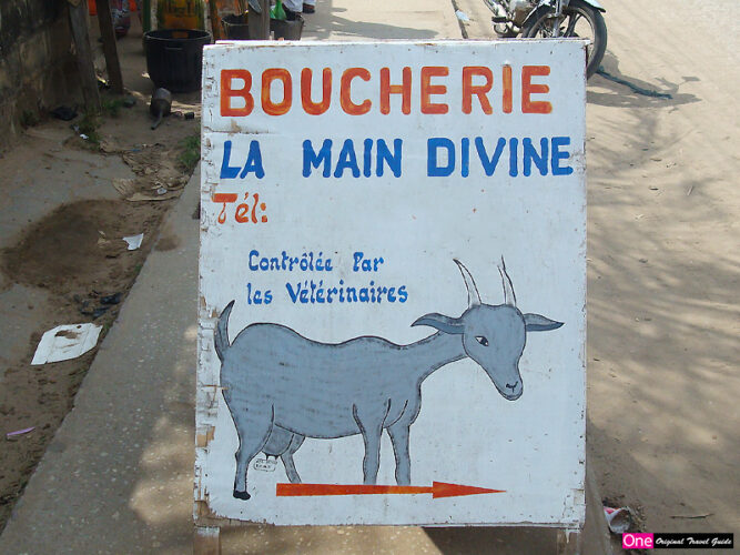 Boucherie charcuterie - La main divine - Cotonou Bénin