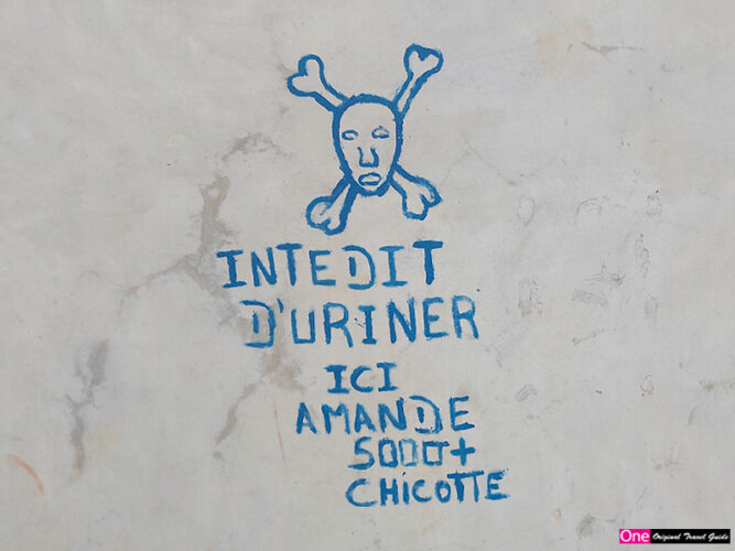 interdit uriner amande et chicotte - Cotonou - Bénin